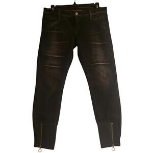 Miss Sixty Luxury Size 27 Skinny Low-rise washed Blackl Preloved excellent